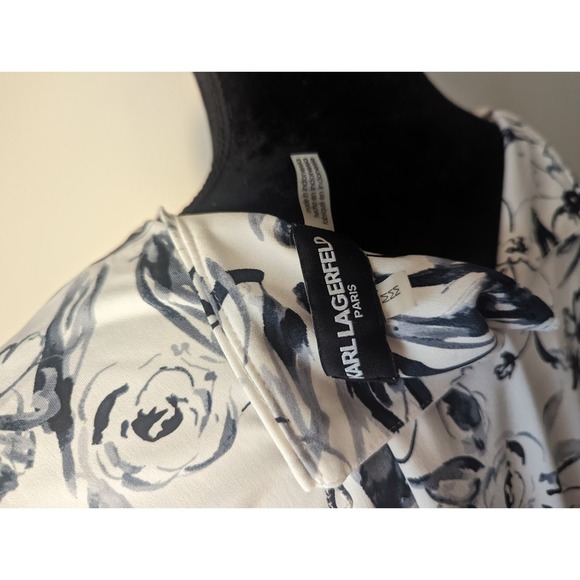 Karl Lagerfeld Paris floral shirt - Picture 6 of 6